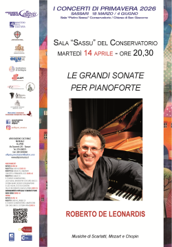 2026 PRIMAVERA 14 APRILE DE LEONARDIS